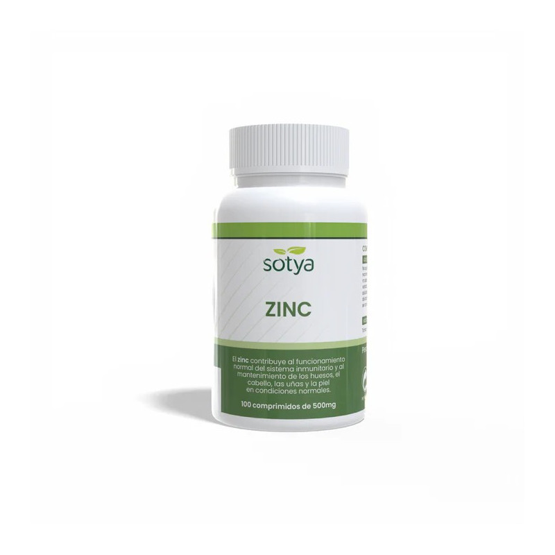 Zinc 500 mg 100 comprimidos Sotya