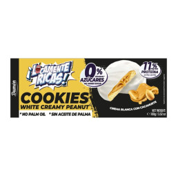 Galletas de Crema Blanca y cacahuete 100g Dumon
