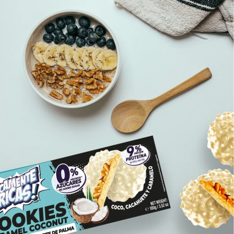 Galletas de Coco Cacahuete y Caramelo 100g Dumon 2