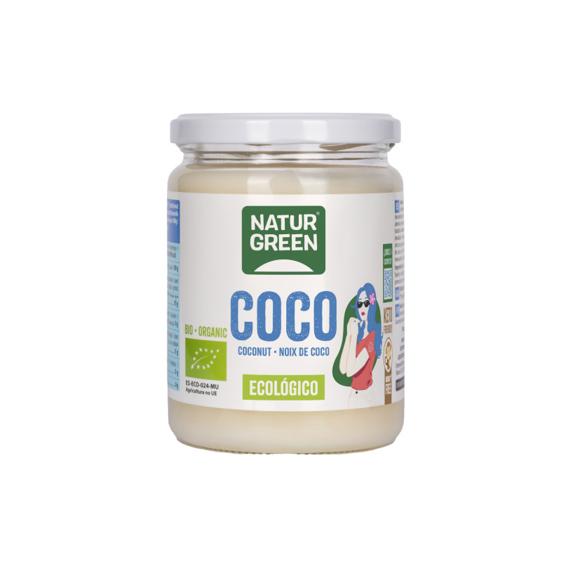 Grasa de coco Bio 430ml-400g Naturgreen
