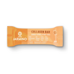 Barrita de Colageno Cacahuetes y Cacao BIO 12x55g Jarmino 2