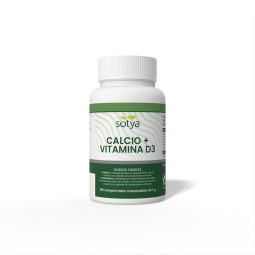 Calcio+vitamina D3 masticable 1g 100 comprimidos Sotya
