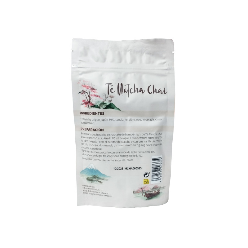 Te Matcha Chai origen Japon premium 50g Undercover Te Matcha Chai origen Japon premium 50g Undercover