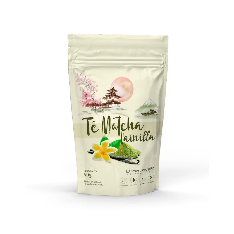 Te Matcha Vainilla origen Japon premium 50g Undercover Te Matcha Vainilla origen Japon premium 50g Undercover