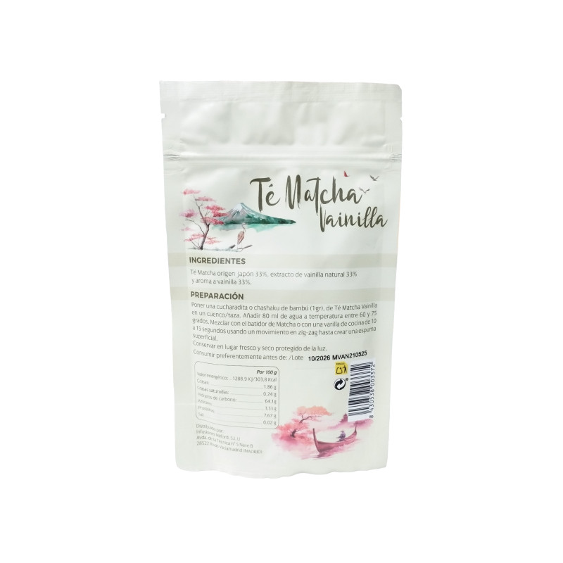 Te Matcha Vainilla origen Japon premium 50g Undercover Te Matcha Vainilla origen Japon premium 50g Undercover