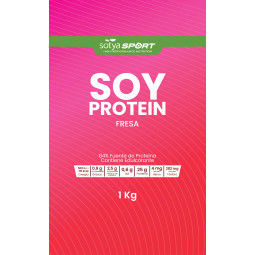 Proteina de soja isolada Fresa Doypack 1Kg Sotya