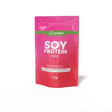 Proteina de soja isolada Fresa Doypack 1Kg Sotya