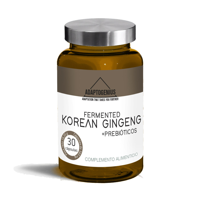 Fermented Ginseng Rojo Coreano 30 capsulas Bioserum Adaptogenius