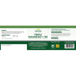 Triple Magnesio+B6 820mg 90caps Sotya