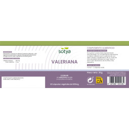 Valeriana 614mg 60 perlas Sotya