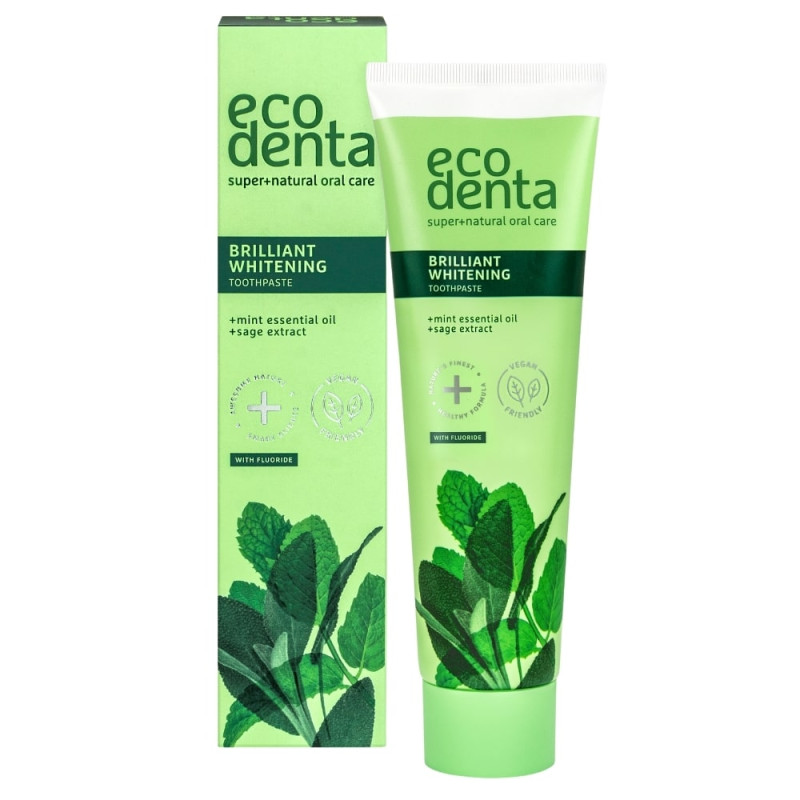 Pasta dental blanqueadora con menta y salvia 100ml EcoDenta