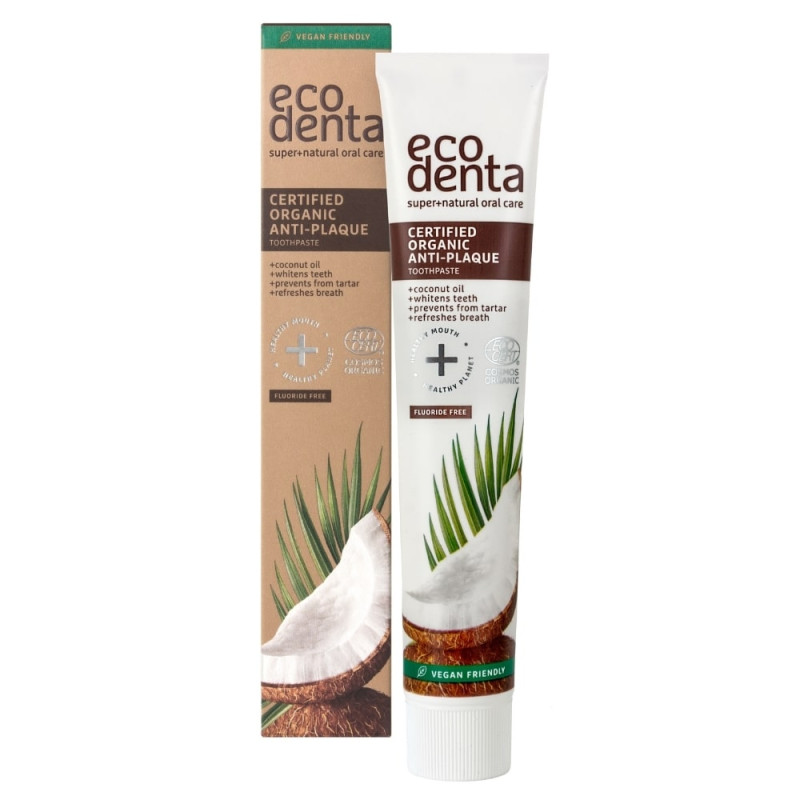 Pasta dental AntiPlaca con aceite de coco Bio 75ml EcoDenta