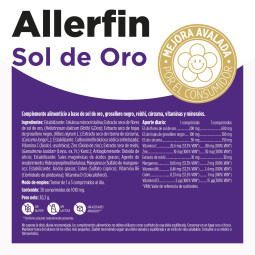 Sol de oro Allerfin 30 comprimidos Eladiet