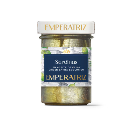 Sardinas en Aceite de Oliva VE Ecologico 212ml Emperatriz