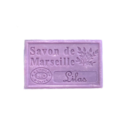 Jabon de marsella Lilas 125g Savonnerie
