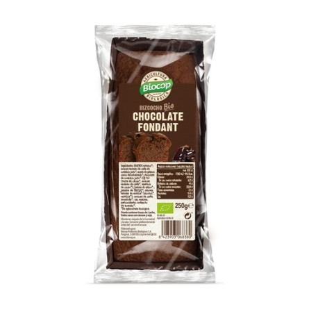 Bizcocho de chocolate fondant Bio 250g Biocop