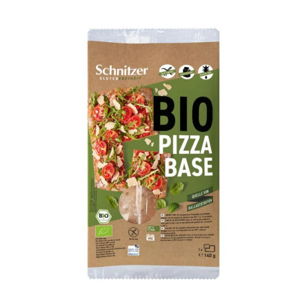 Base pizza sin gluten Bio 140g Schnitzer