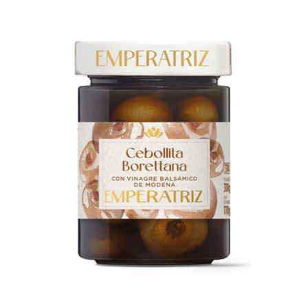 Cebollita Borettana en vinagre balsamico de modena 314ml Emperatriz