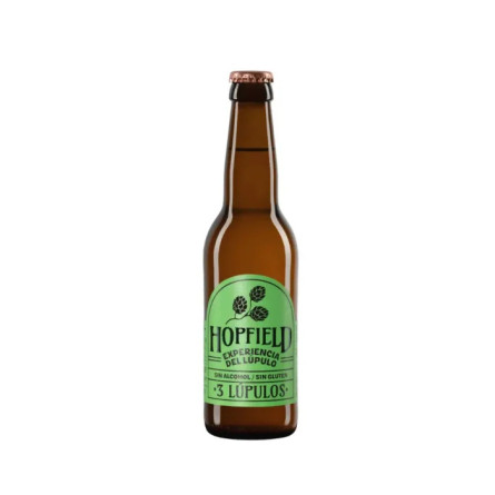 Bebida 3 Lupulos Sin Alcohol Bio 330ml Hopfield