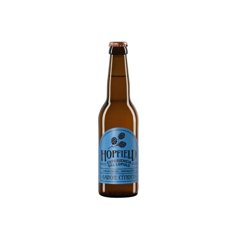 Bebida Sabor Citrico Sin Alcohol Bio 330ml Hopfield