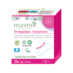 Protegeslip ultrafinos envase individual bio 24ud Masmi
