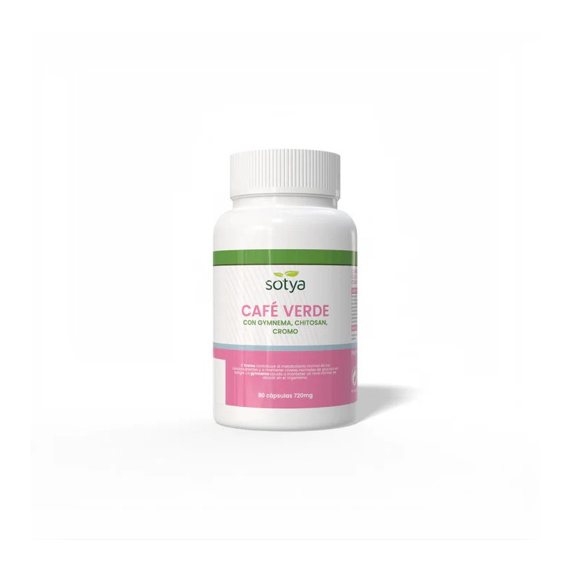 Cafe verde con gymnema, chitosan y cromo 720mg 90 capsulas Sotya