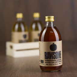 Vinagre de granada sin filtrar Bio 500ml RAWSOME