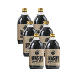 Vinagre de frambuesa sin filtrar Bio 500ml RAWSOME