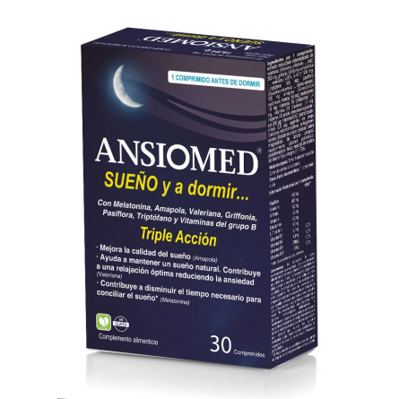 Ansiomed Sueño 30 comp Bioserum