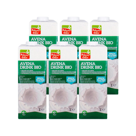 Bebida de Avena sin gluten Bio 6x1L La Finestra