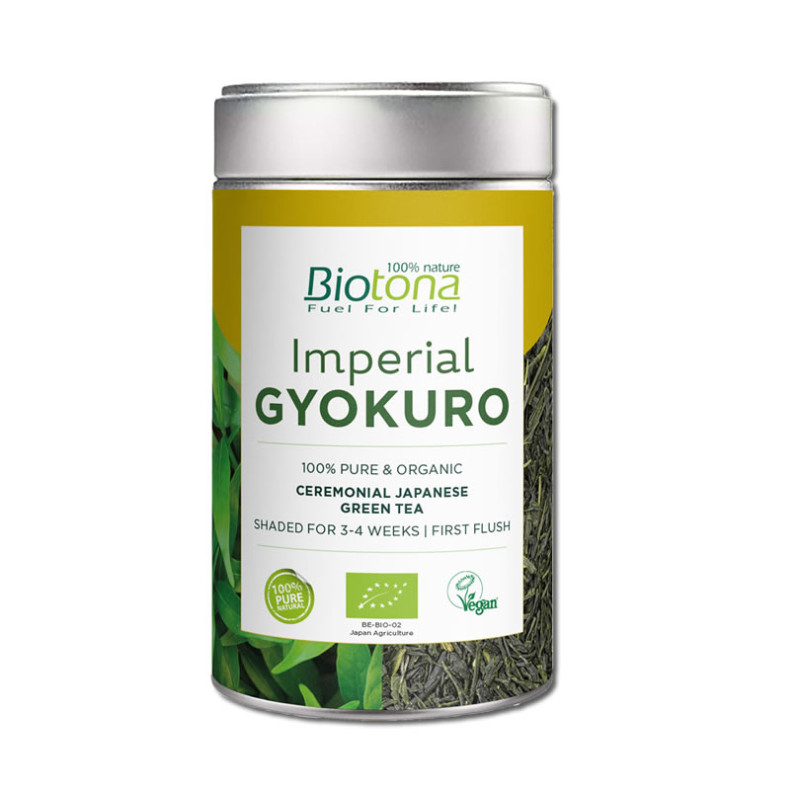 Te verde japones Imperial Gyokuro Vegan Bio 80 g Biotona