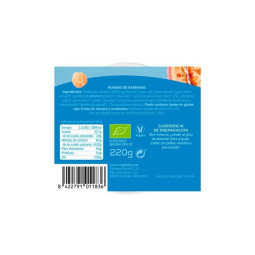 Hummus de garbanzo fresco Bio 220g Vegetalia