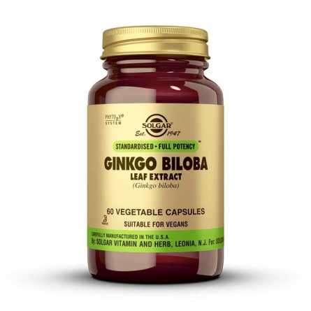 Ginkgo Biloba 60 caps Solgar