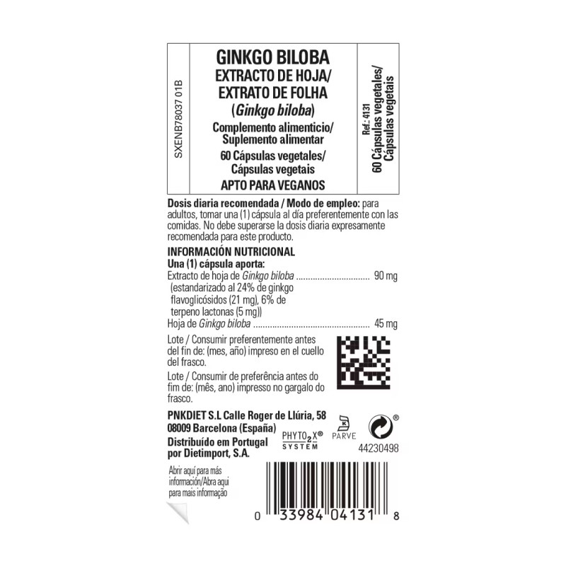 Ginkgo Biloba 60 caps Solgar