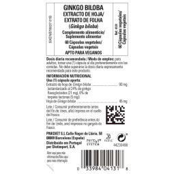 Ginkgo Biloba 60 caps Solgar