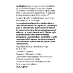 Ginkgo Biloba 60 caps Solgar