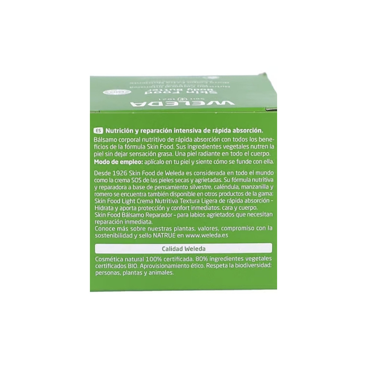 Crema corporal piel seca Skin Food 150 ml Weleda