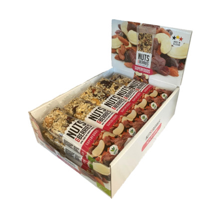 Barrita superfoods Bio 15x40g Nuts&Berries