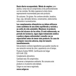 Calcio y Magnesio Citrato 50 comprimidos Solgar