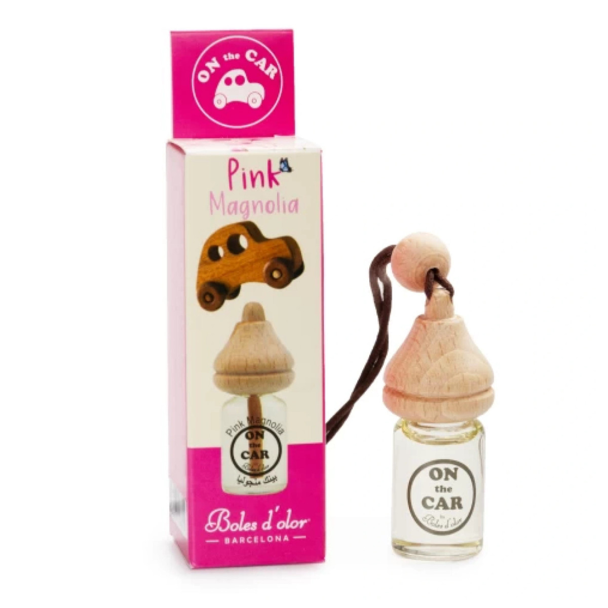 Ambientador ON THE CAR Pink Magnolia 12x8ml Boles d'Olor