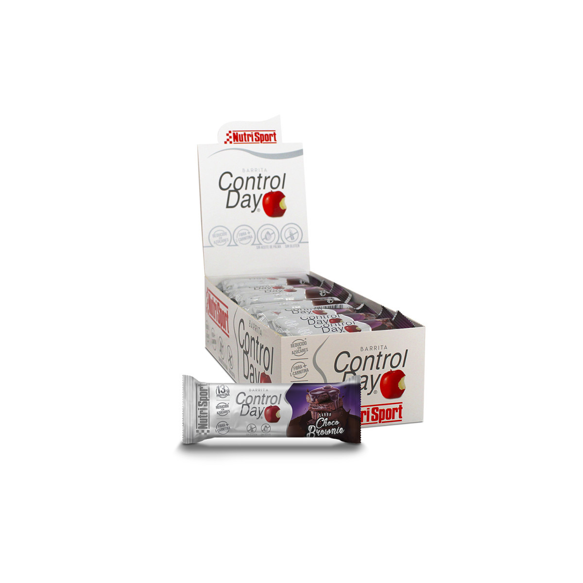 Barritas Control Day CHOCO-BROWNIE 28x44g NutriSport