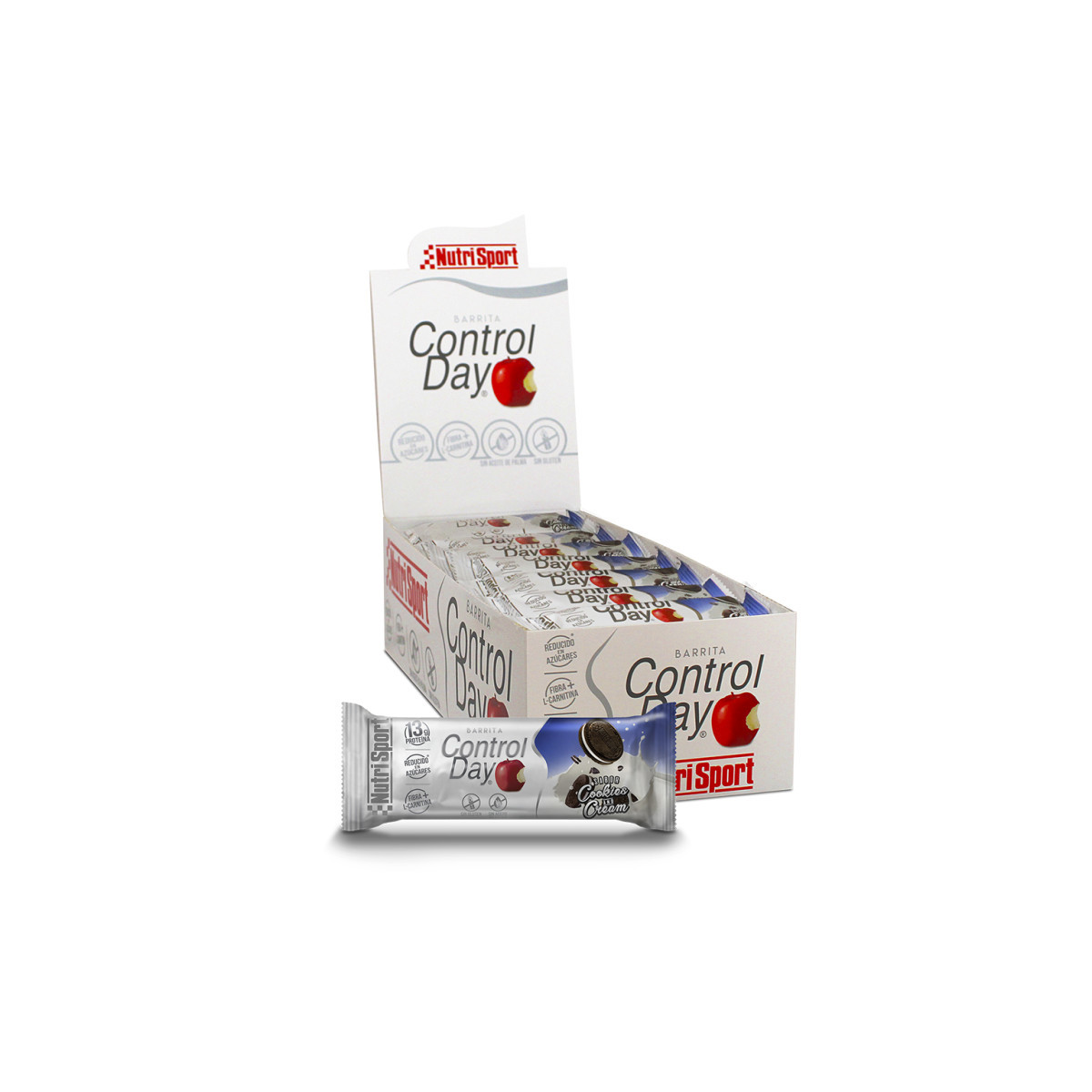 Barritas Control Day COOKIES-CREAM 28X44g NutriSport