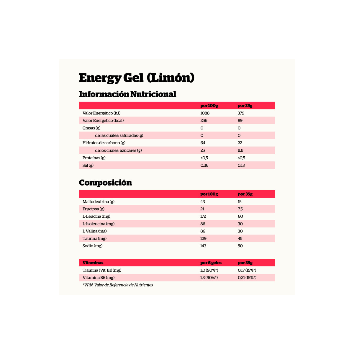 Energy Gel LEMON 24x35g NutriSport