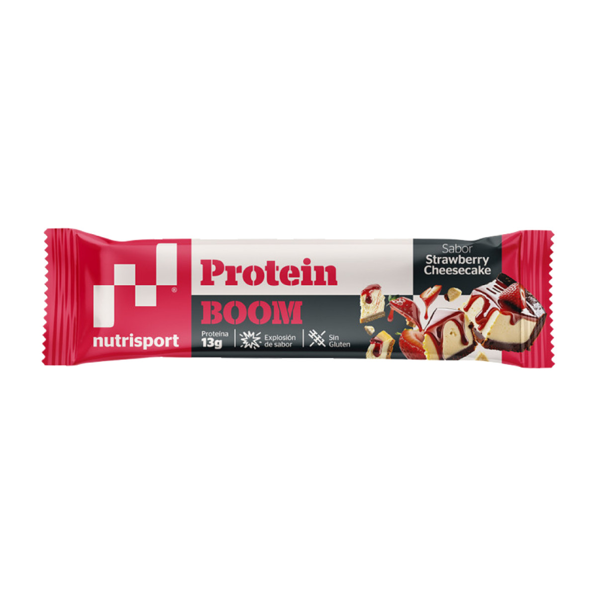 Barritas Protein Boom STRAWBERRY-CHEESECAKE 24x49g NutriSport
