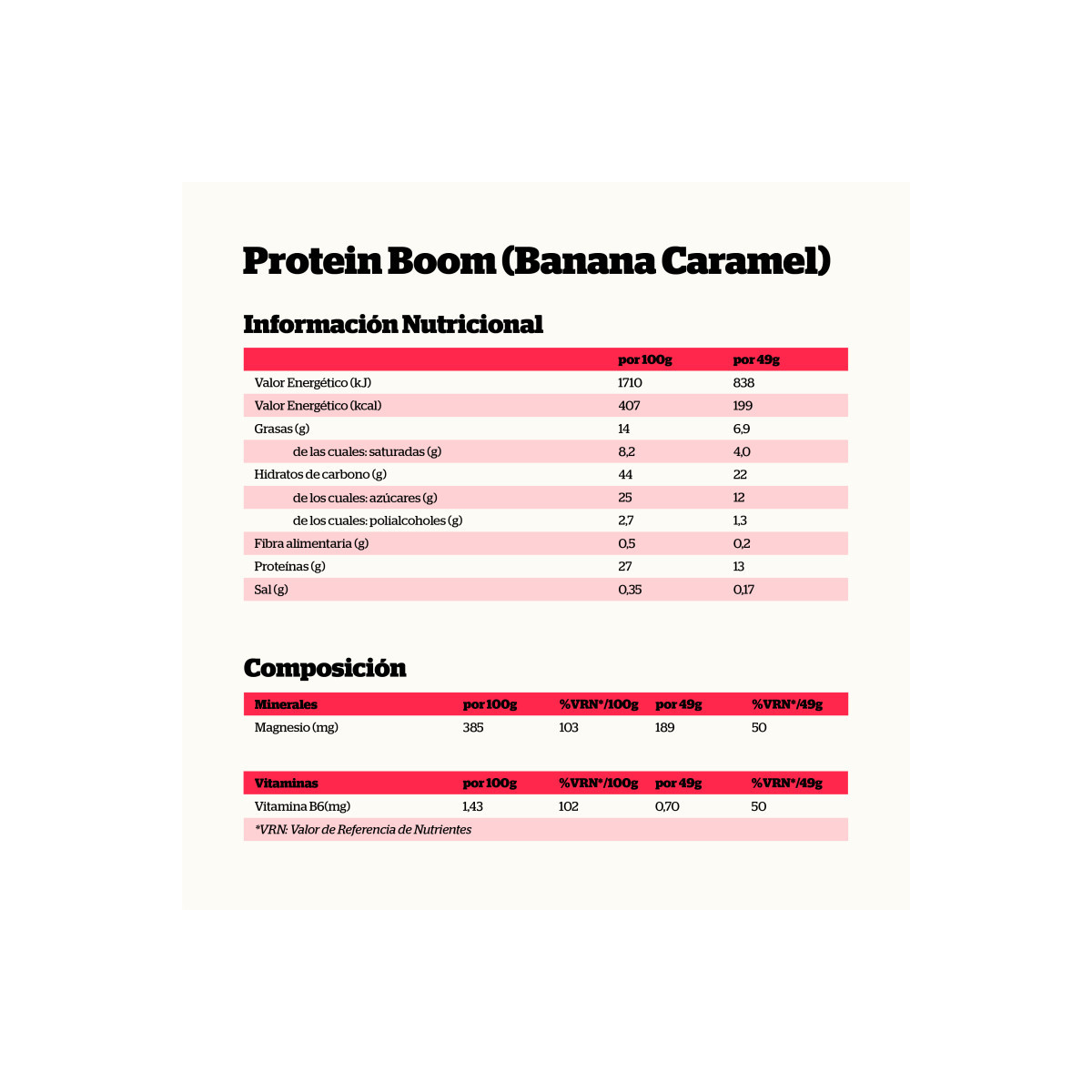 Barritas Protein Boom BANANA-CARAMELO 24x49g NutriSport