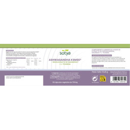 Ashwagandha Ksm66+Bisglicinato+L-Teanina 720mg 90 capsulas Sotya