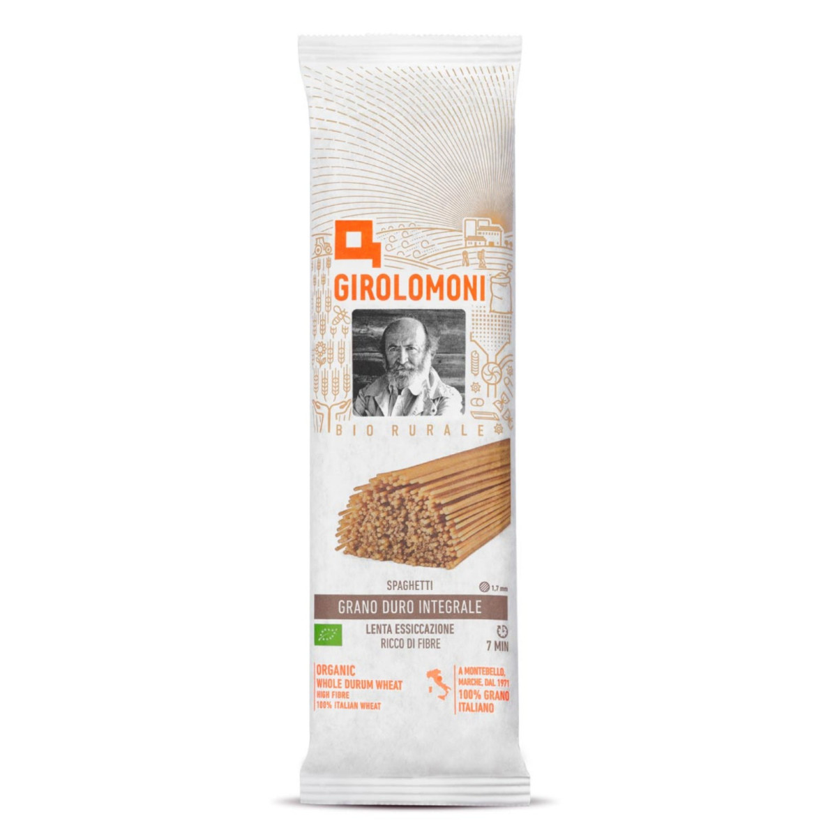 Espeguetti integral Bio 500g Girolomoni