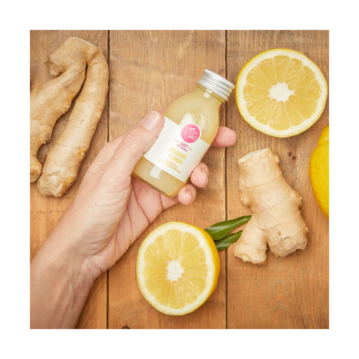 Shot Jengibre y limon Bio 100ml Komvida