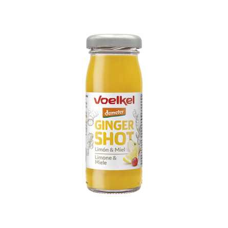 Shot de Jengibre, miel y limon Demeter Bio 95ml Voelkel