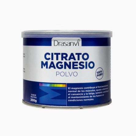 Mineral Citrato Magnesio Polvo 200g Drasanvi